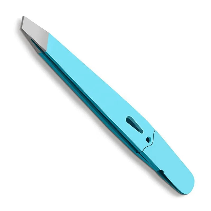 Stainless Steel Slanted Eye Brow Clips Removal Tweezer