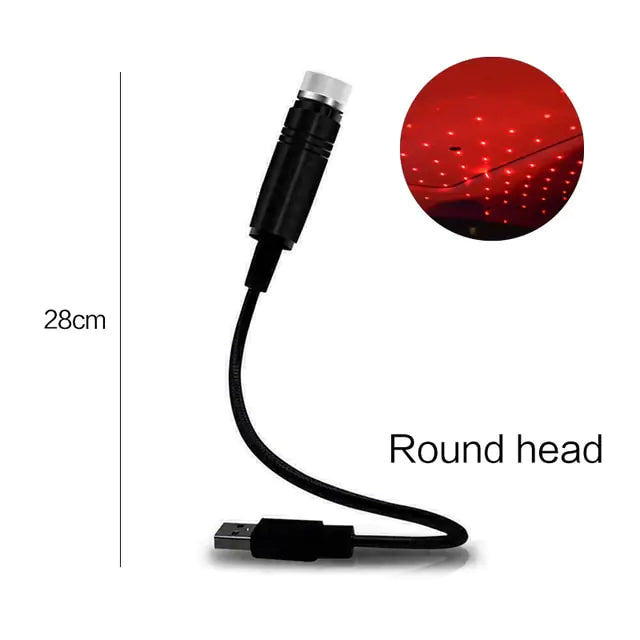 Mini LED Car Night Light Roof Projector